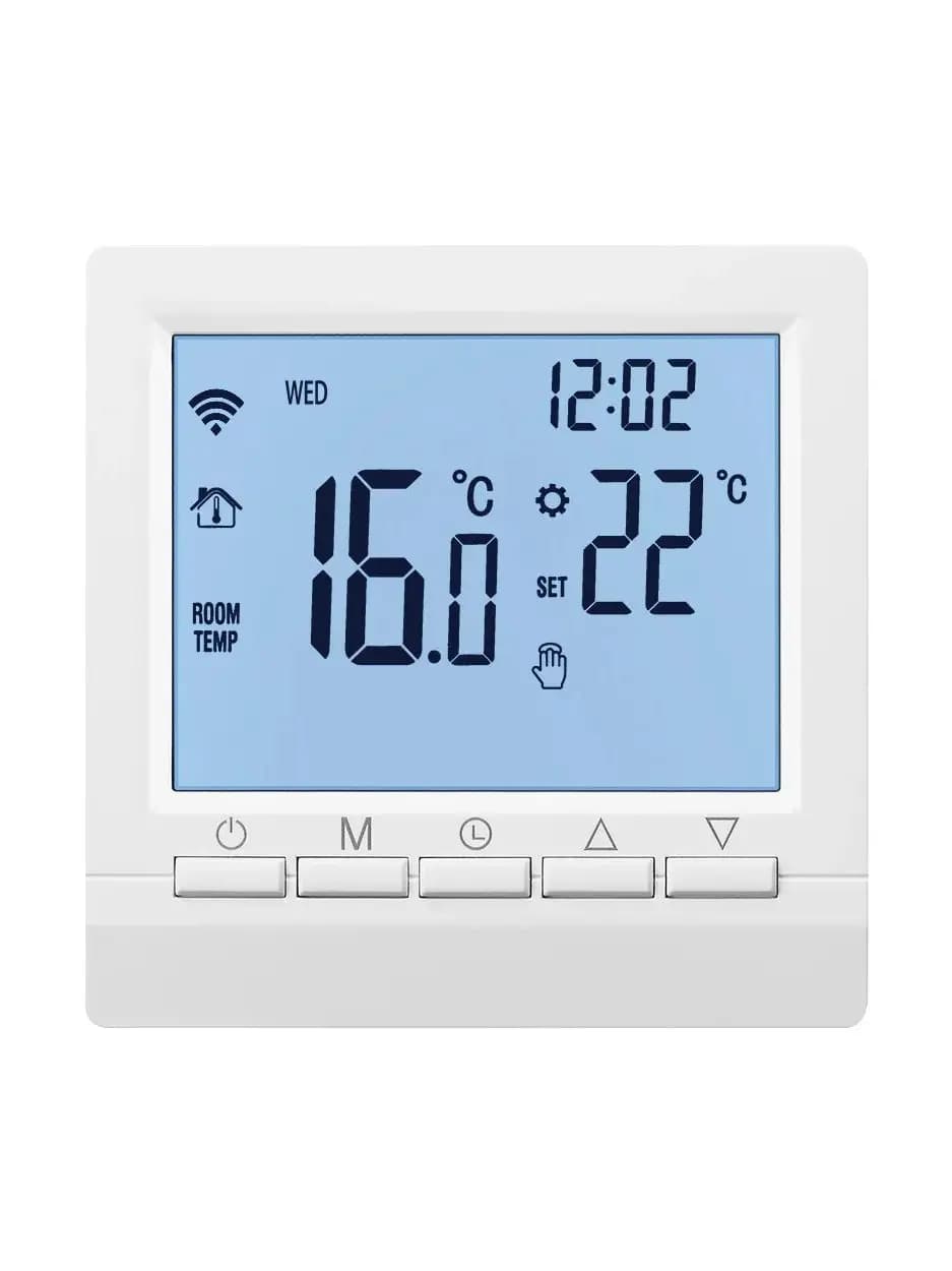 Thermostat numérique pour chaudière à gaz, batterie Programmable, régulateur de température de chauf