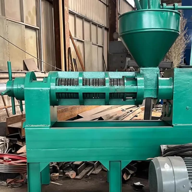 Petite machine de fabrication d'huile de cuisson à vis simple pour raffinerie de palme et de moutard