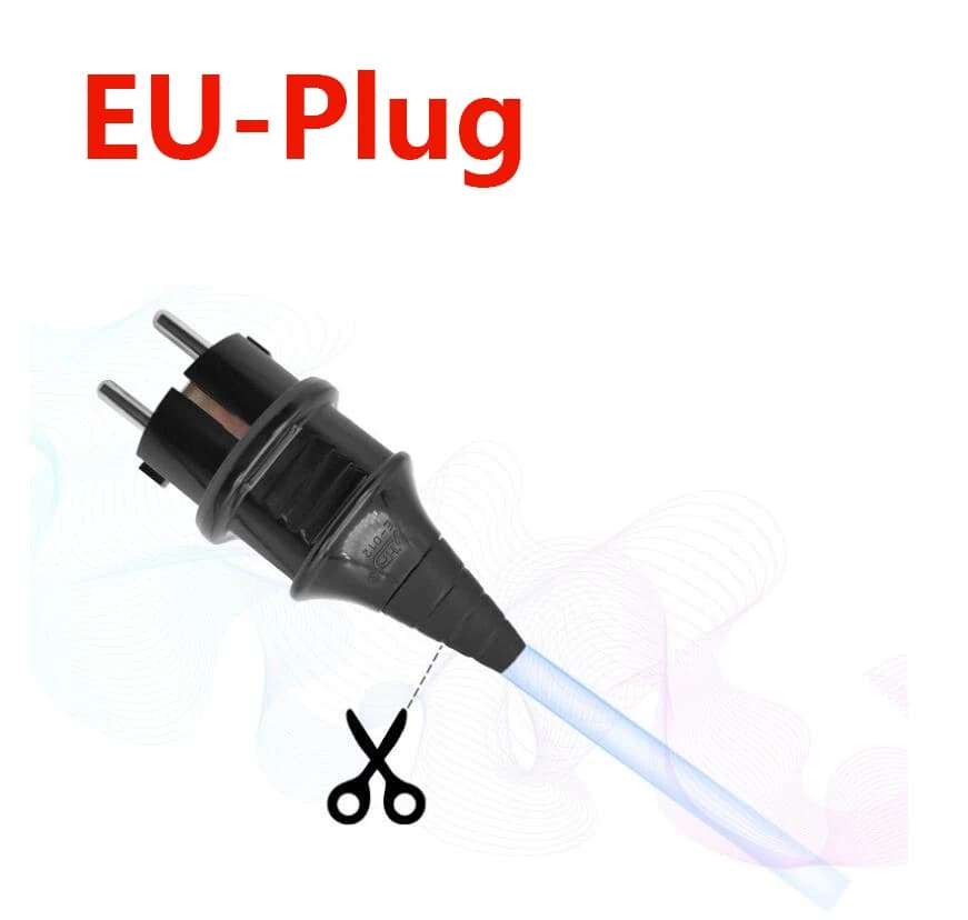 Rallonge AC M19/H19 de 2 mètres, prise UE pour onduleur avec connecteur M19/H19