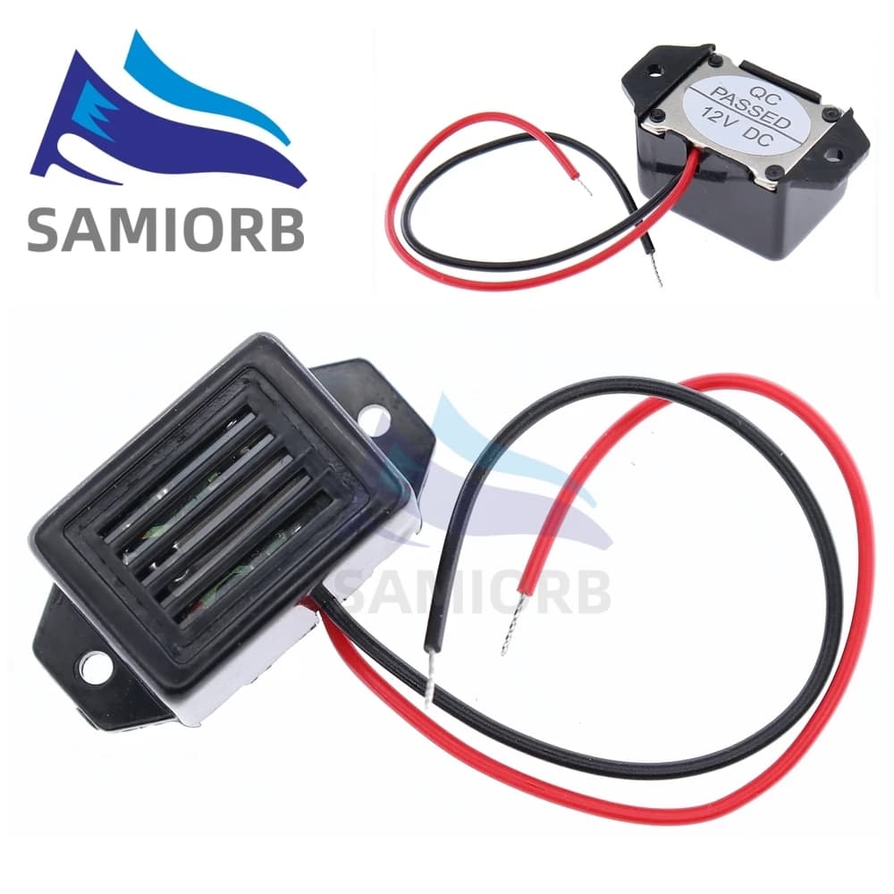 Mini Buzzer d'alarme électronique, 12V DC, 85db, tonalité constante