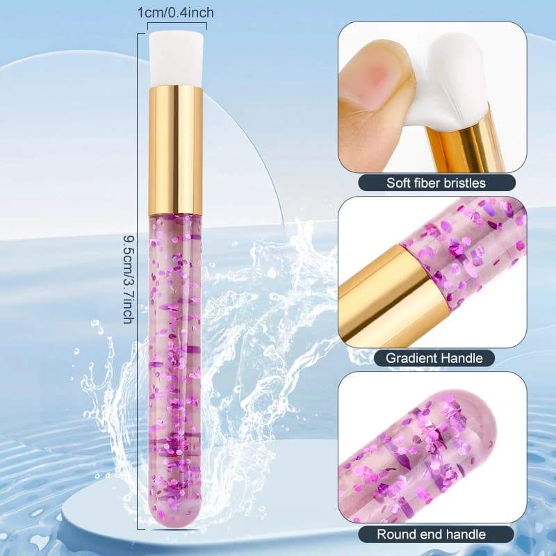 Brosse de nettoyage des cils, 2 pièces, shampoing, dissolvant de pores du nez, points noirs, brosse