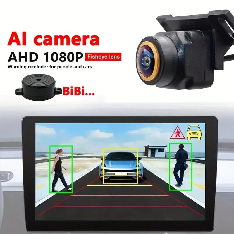 Caméra de voiture intelligente AHD AI 1080P - Assistance au stationnement avec suivi intelligent, co