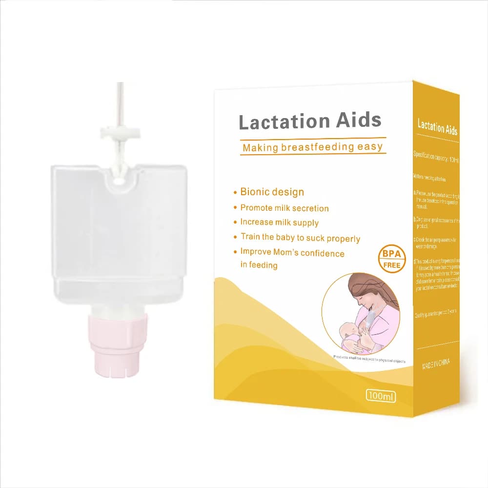 Système d'assistance essentiel pour l'allaitement - Combo d'aide à la lactation et biberon sans BPA