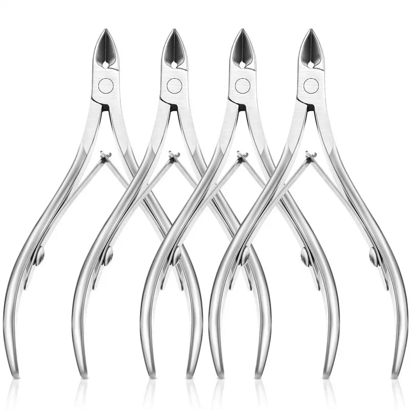 Coupe-cuticules professionnel, ciseaux de manucure, poussoir de pédicure, dissolvant de peau morte,
