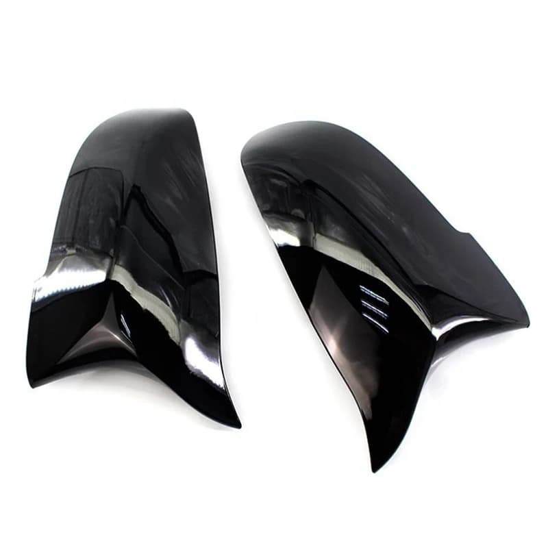 Couvercle de rétroviseur latéral de voiture noir, aspect Fiber de carbone, pour BMW série 5 6 7 F10