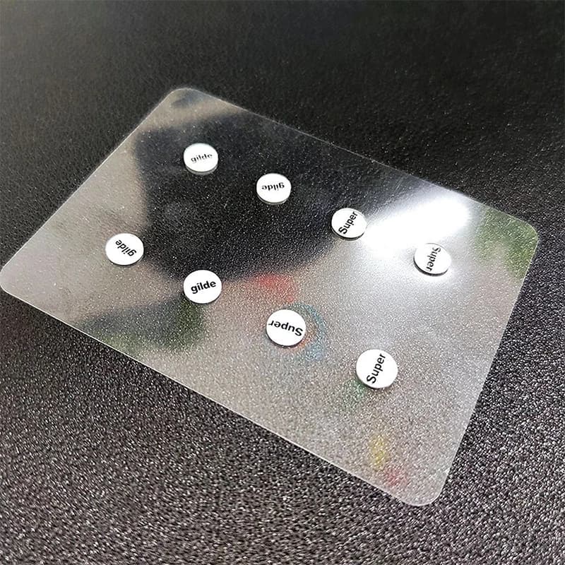 1 paquet de patins de souris en verre, bricolage, points universels, tapis de pieds de souris, autoc