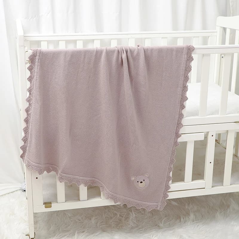Couvertures en coton avec motif de dessin animé pour nouveau-né, couvertures de couchage pour bébé,