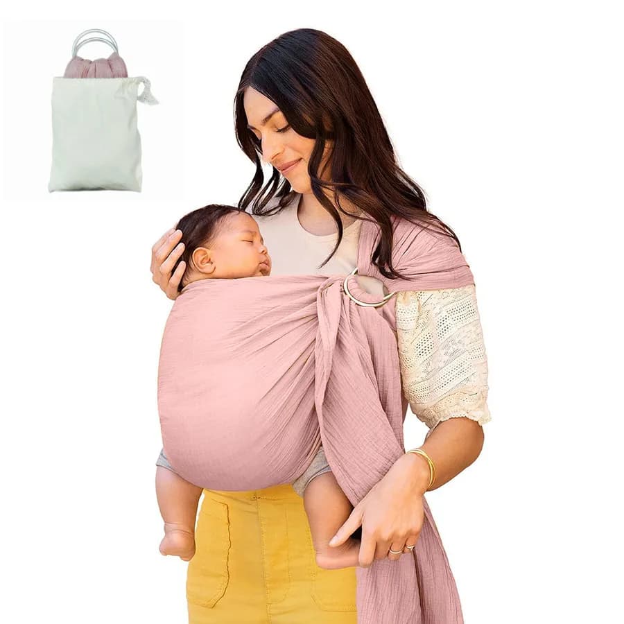 Écharpe pour bébé à Double anneau, serviette arrière pour nouveau-né, facile à sortir, sac suspendu