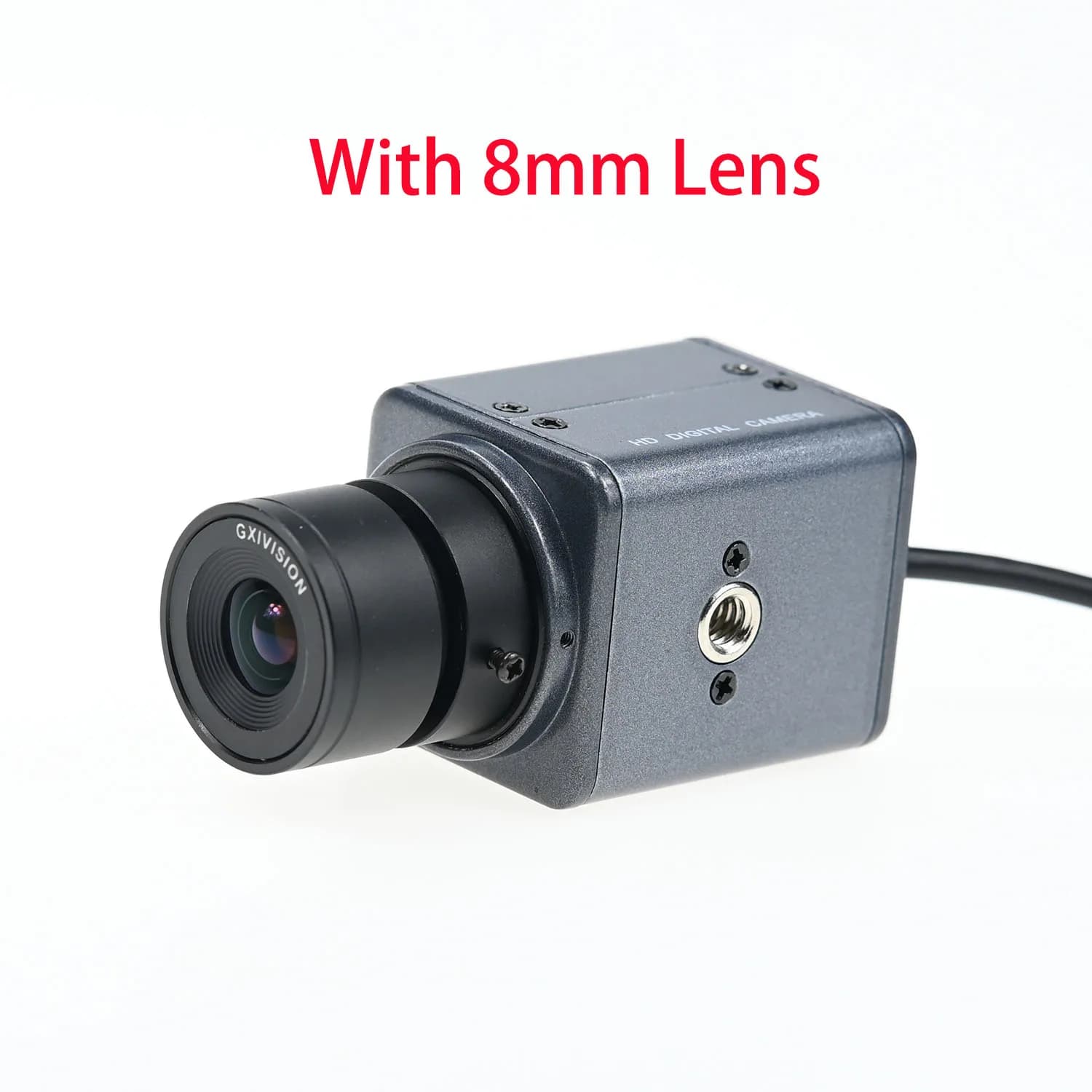 Caméra USB IMX179 HD 8MP, Mini Webcam avec objectif CS à focale variable 5-50mm 2.8-12mm, Plug And P
