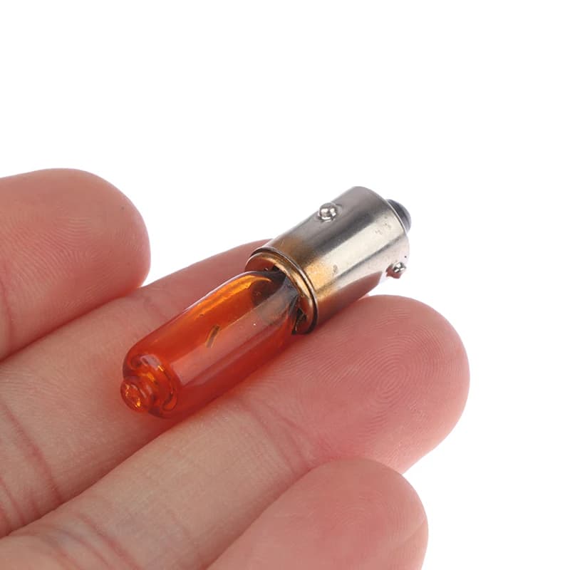 Ampoules Ambre Universelles 12V 21W, Mini Indicateur Miniature, pour Voiture, Moto, Scooter, Hurbike