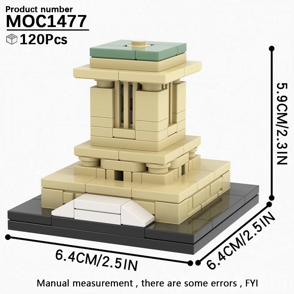 Célèbre personne déesse Statue de la liberté liberté Figure Architecture modèle bricolage MOC blocs