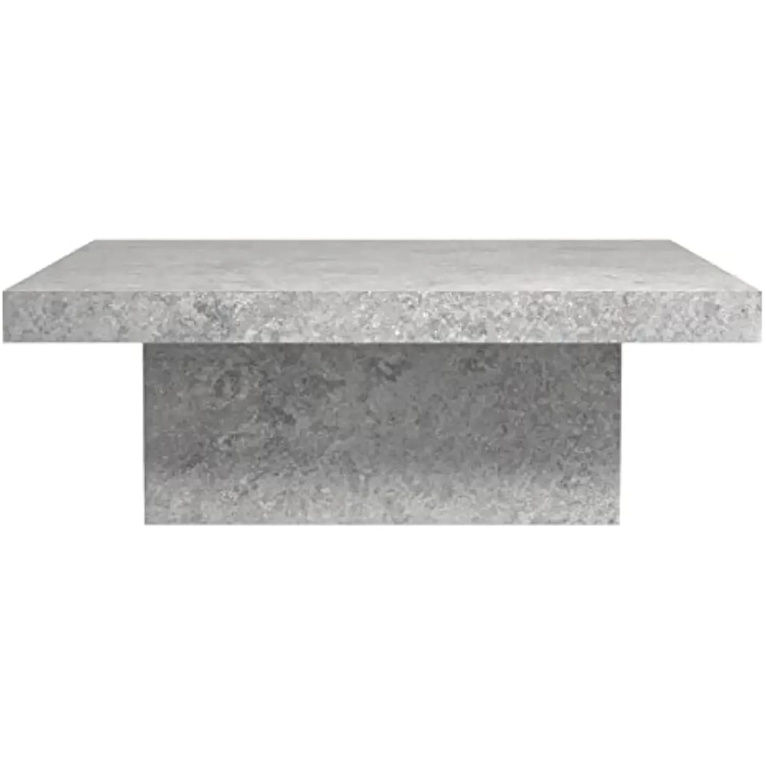 Pour table basse, table basse industrielle moderne, table centrale carrée pour salon, bureau, balcon