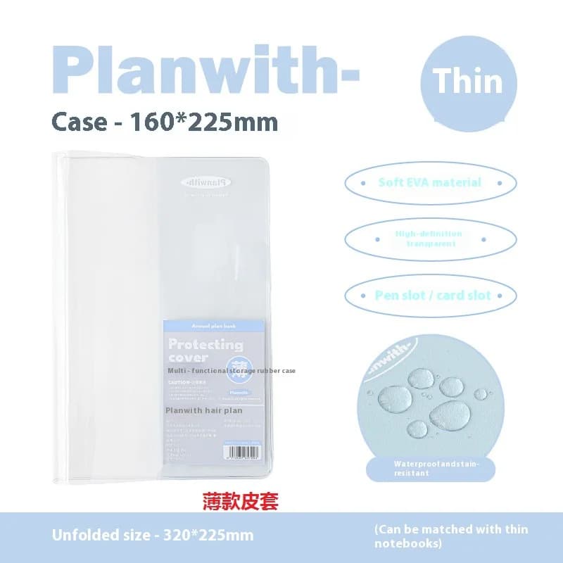 Planwith Agenda 2026 Planificateur annuel Plan de jour Semaine Carnet Plan mensuel Kawaii Calendrier