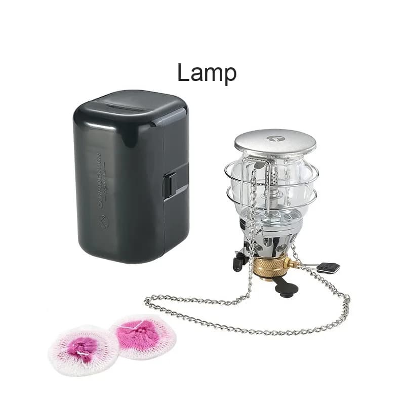Camingmoon Portable couvercle en verre lanterne de Camping en plein air lampe de tente lumière extér
