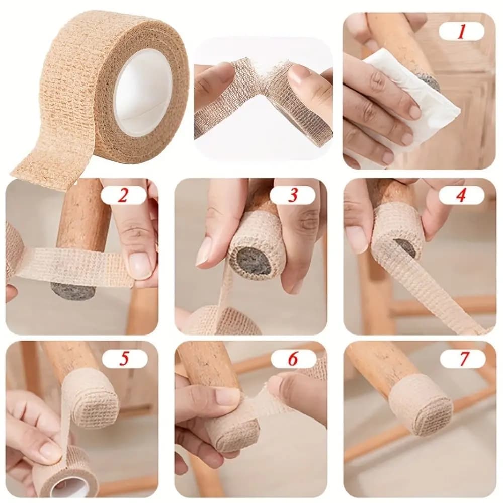 Rouleau de meubles en feutre antidérapant, couverture de pieds de Table et de chaise, tampons autoco