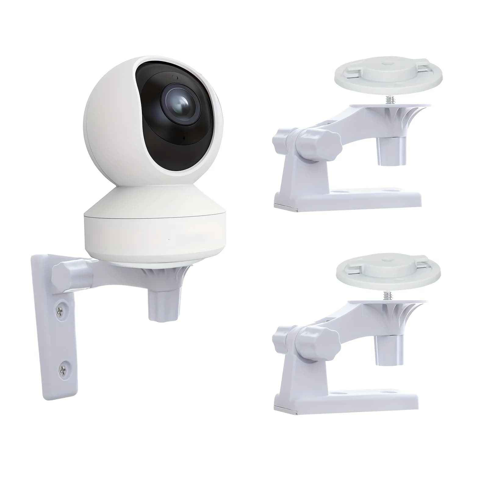 Paquet de 2, compatible avec Reolink E1/E1 Pro, 180 ° support de caméra de plafond réglable, sans