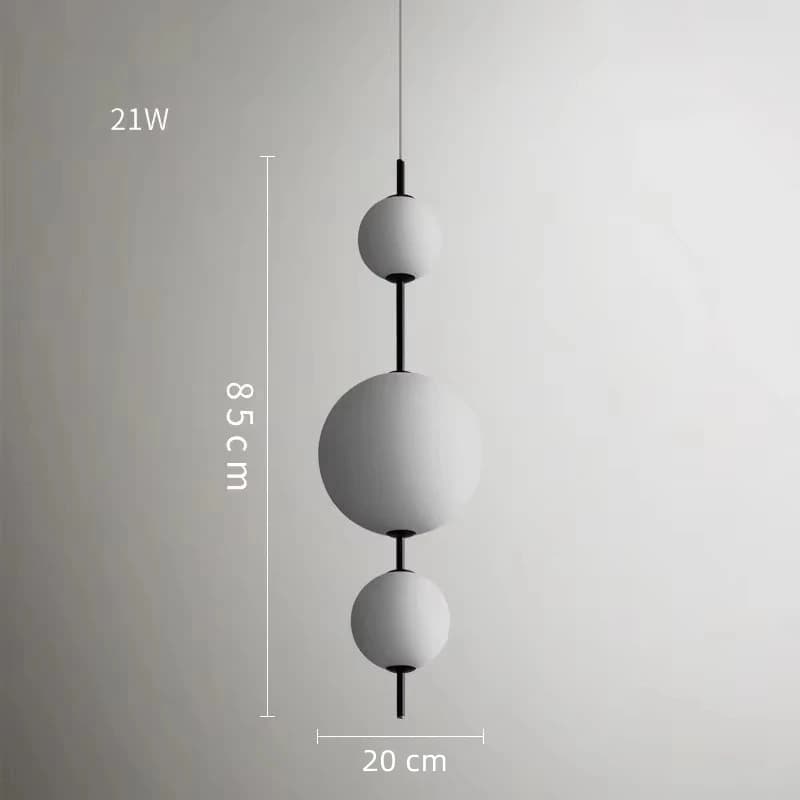 Lampe suspendue nordique Simple et créative, luminaire décoratif d'intérieur, idéal pour un salon, u
