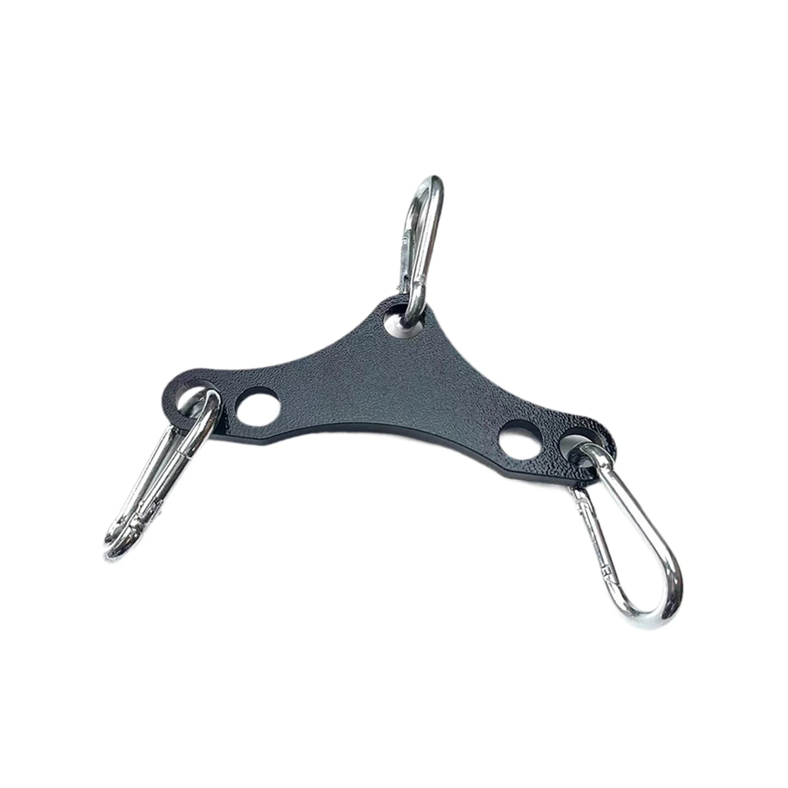 Plaque adaptatrice pour machine à câble de musculation, transformant une poignée double en simple, r