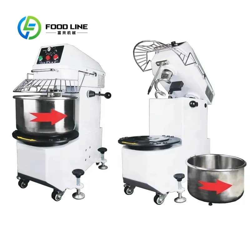 Machine à pâte personnalisée de grande capacité de 30 kg - Mélangeur de farine de boulangerie avec r