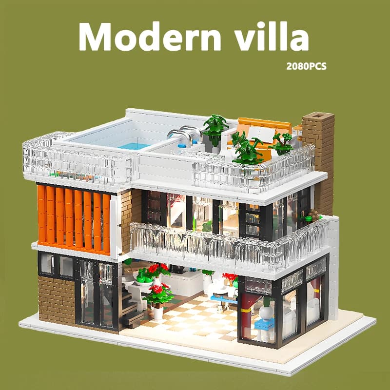 Nouvelle maison de nuit de construction pour enfants, 2080 pièces, vue sur la rue, villa de Florence