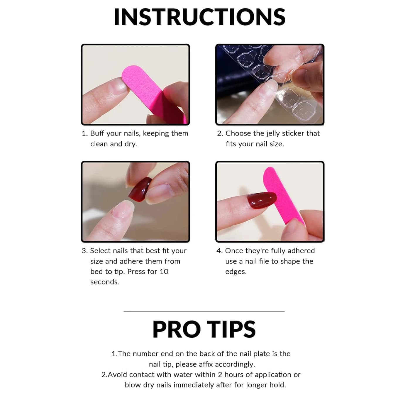 24 pièces ongles pressés rose vif, faux ongles courts, ongles carrés en acrylique pour le pressage d