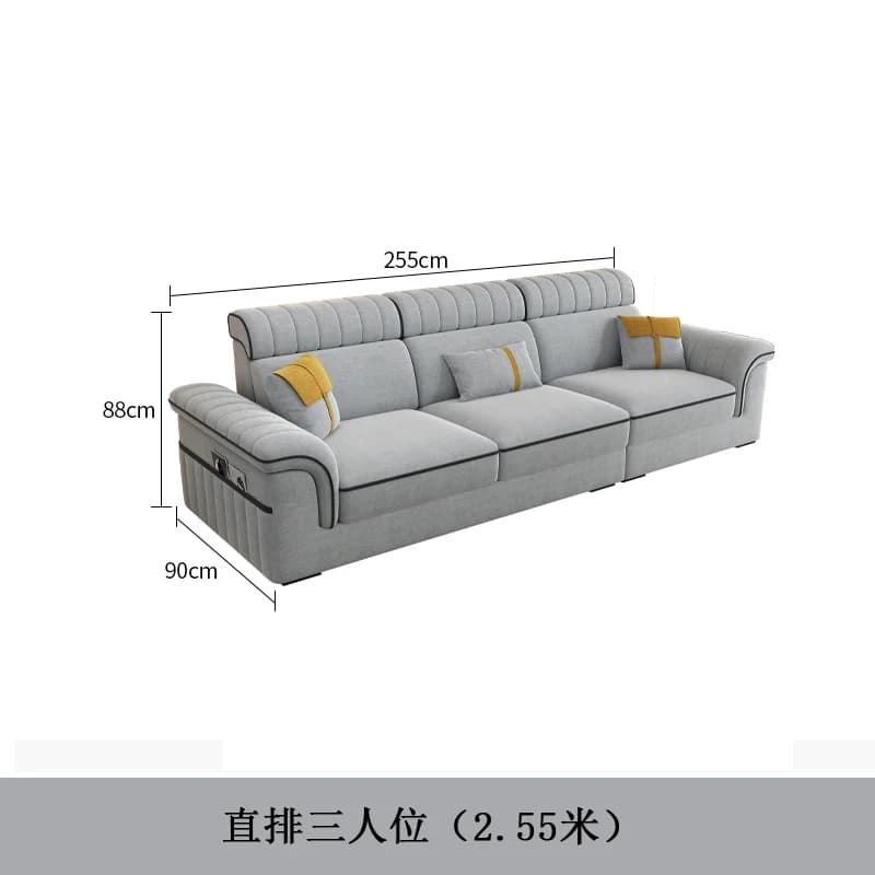 Canapé-lit Cloud Lazy Storage, fauteuil de relaxation vintage moderne pour adultes, canapé-lit de lu