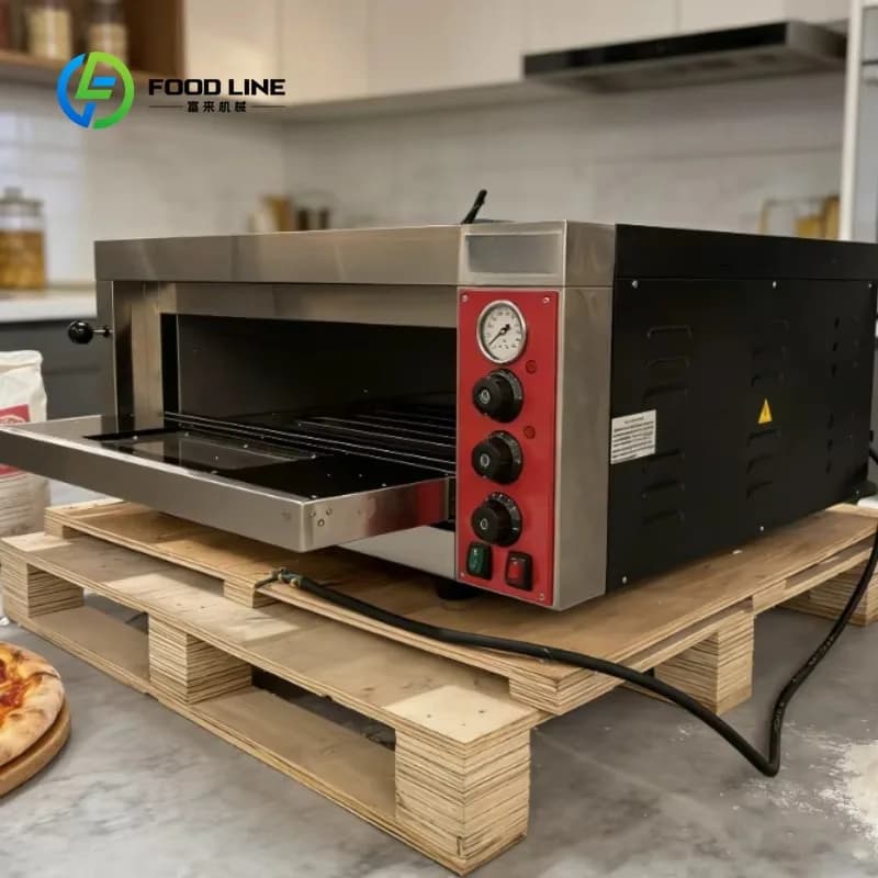 Four à pizza électrique commercial de haute qualité, 0 à 500 degrés, four à pizza au gaz de 12 pouce