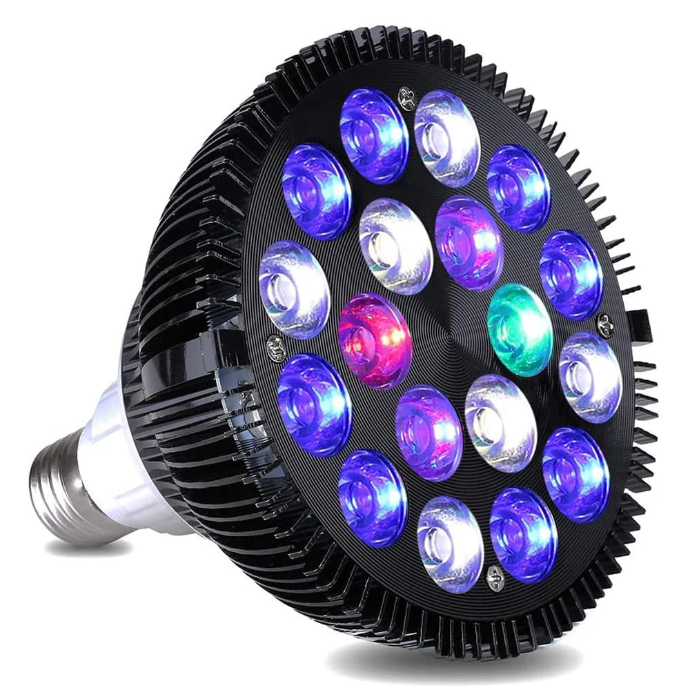 Ampoule LED pour aquarium PAR38 54W, éclairage LED pour aquarium, spectre complet pour aquarium de p