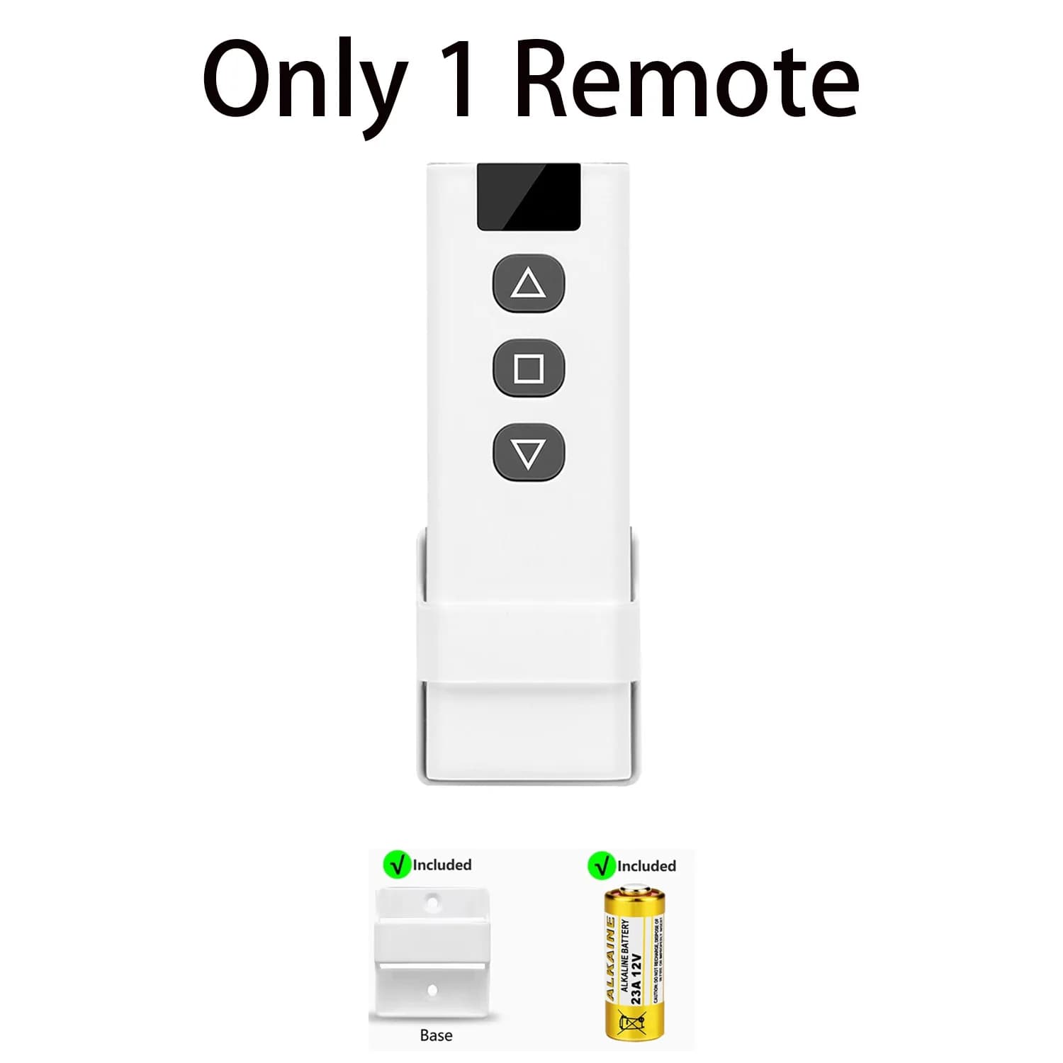 Moteur de volet roulant sans fil RF 433Mhz, interrupteur de stores, portée de télécommande de 70M po