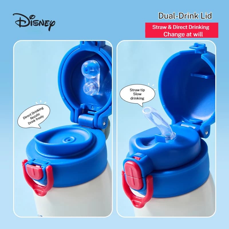 Gobelet isotherme en acier inoxydable 316 pour enfants Disney, pour les élèves du primaire, gobelet