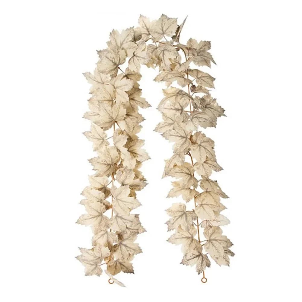 Guirxiété artificielle de Aliments et de baies, cuir chevelu d'érable, manteau de maison, cheminée,