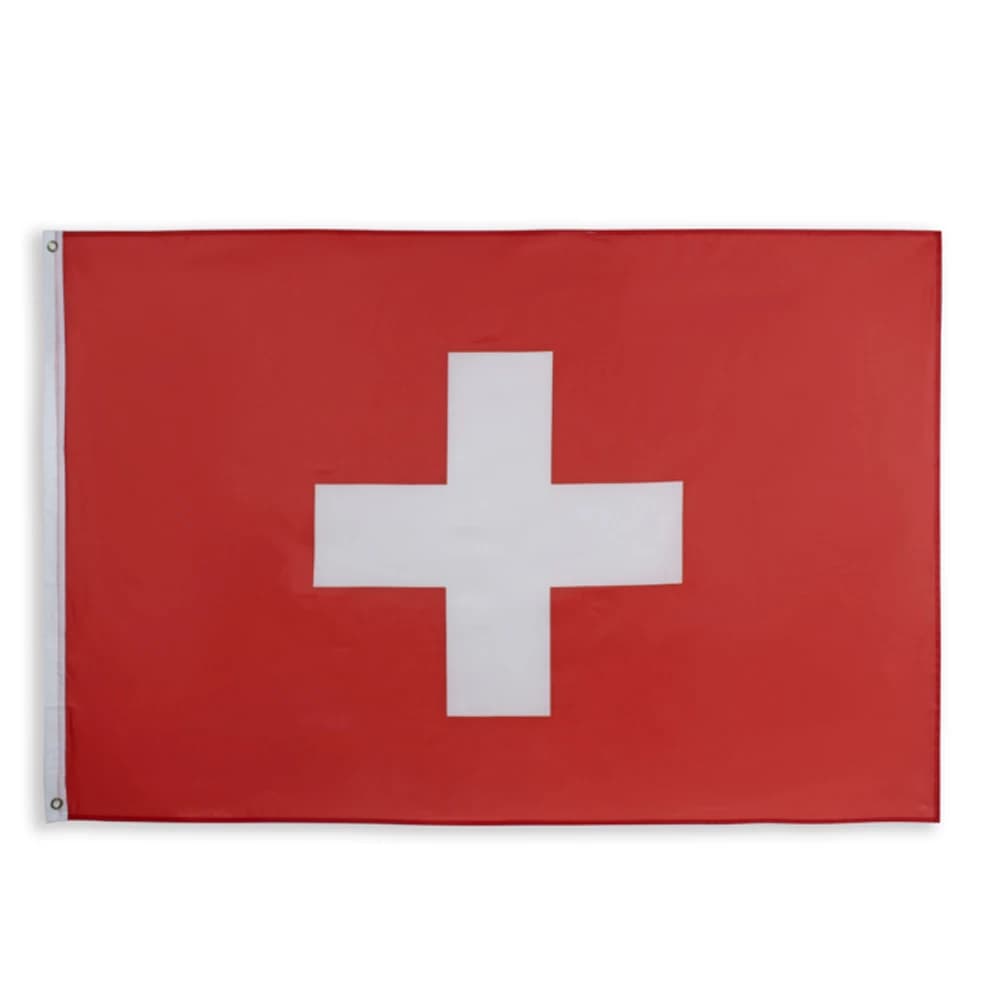 Drapeau suisse 90x60cm, drapeau suisse en Polyester hollande, bannière de haute qualité