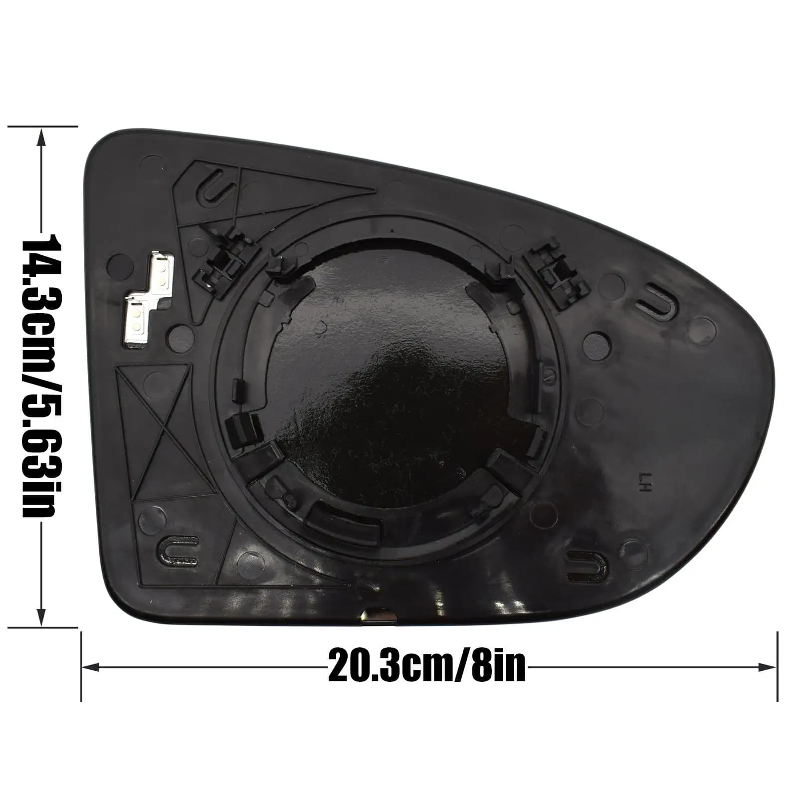 Rétroviseur Latéral de Porte Droite en Verre, pour Nissan Qashqai + 2 / Dualis J10 2007 - 2014