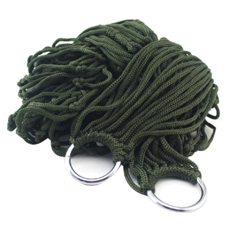 Hamac de Sport de plein air Portable, filet de maille de hamac de Camping en plein air pour jardin p