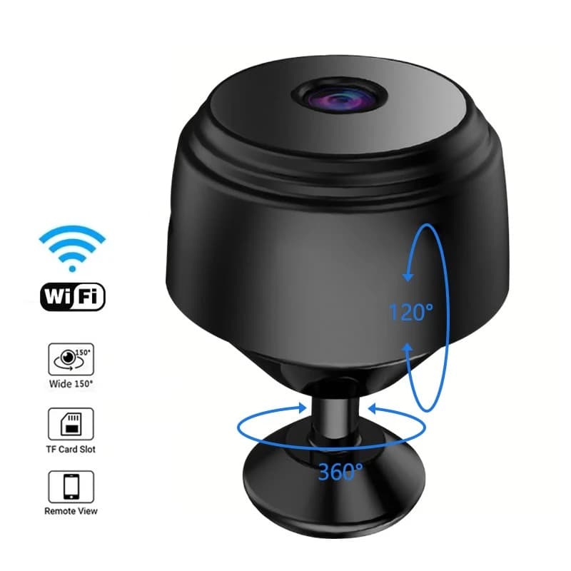 Mini caméra WiFi A9 sans fil, surveillance à distance intelligente de la maison, surveillance vidéo,