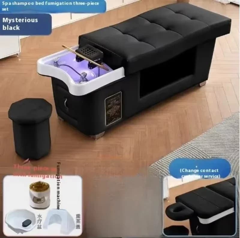 Nouvel équipement de spa capillaire 2025 pour salon - Table de massage thaïlandaise pour lavage de c