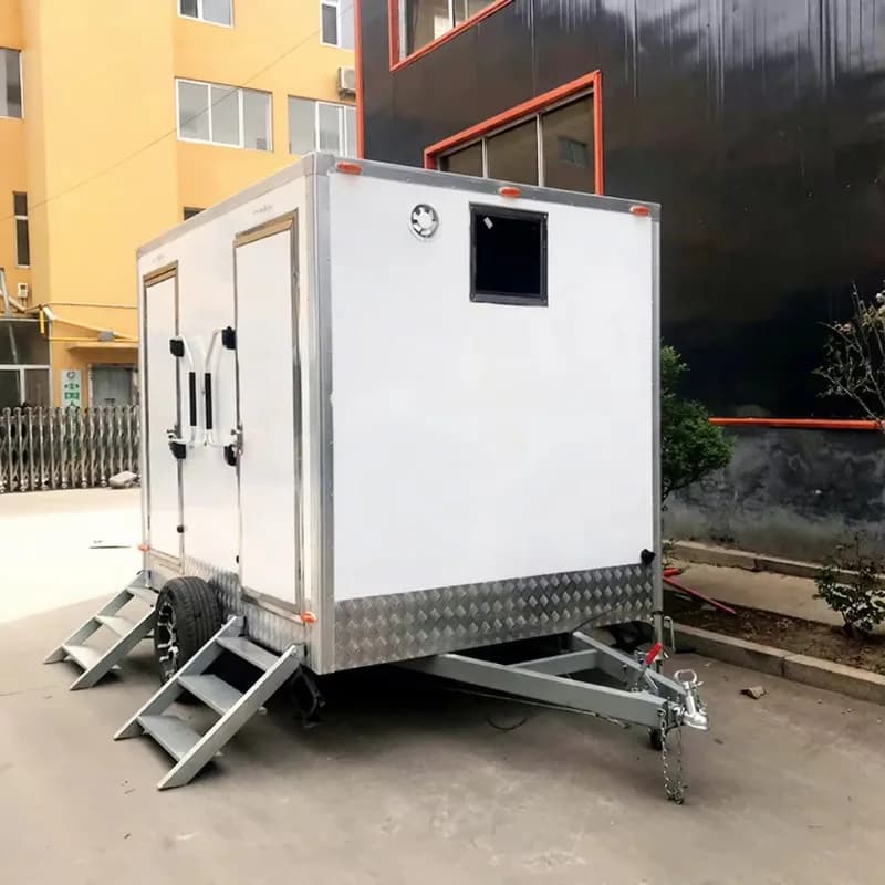 Remorque Toilettes Mobiles VIP Personnalisée de Luxe à Vendre – Remorques Toilettes et Douches Mobil