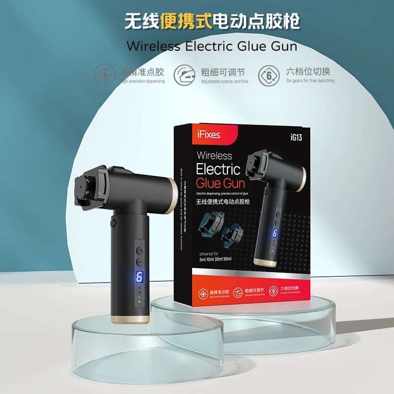 IFixes – pistolet de distribution électrique portable sans fil iG13, distributeur de colle électriqu