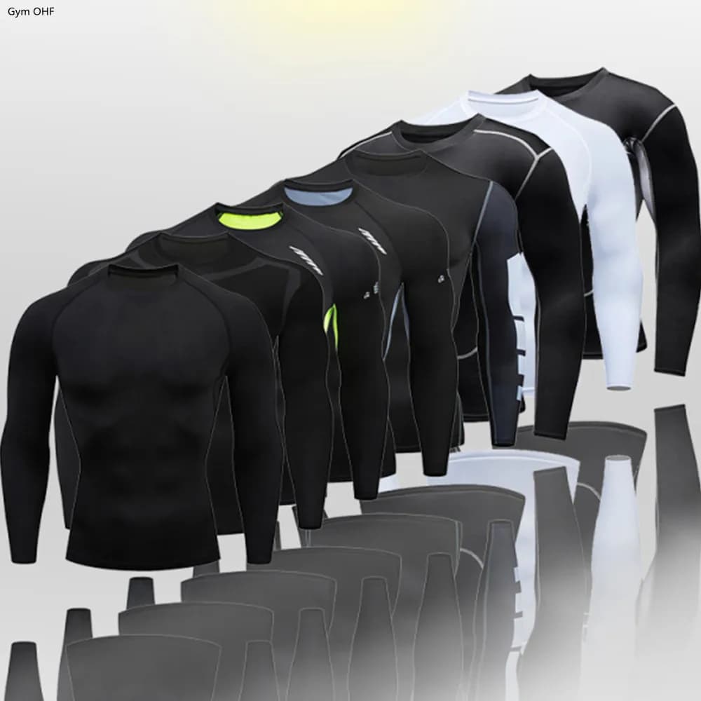 musculation sport homme tee shirt homme T-shirt Rashguard à manches courtes pour homme, vêtement de