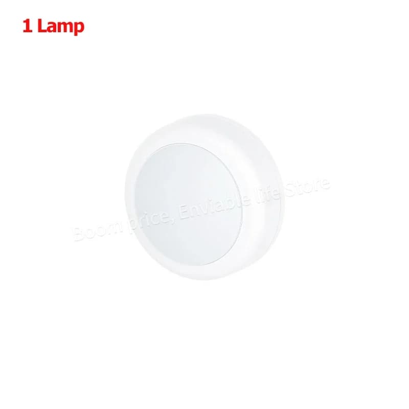 Lumières d'armoire télécommandées, alimentées par batterie, veilleuse à intensité variable, lumière