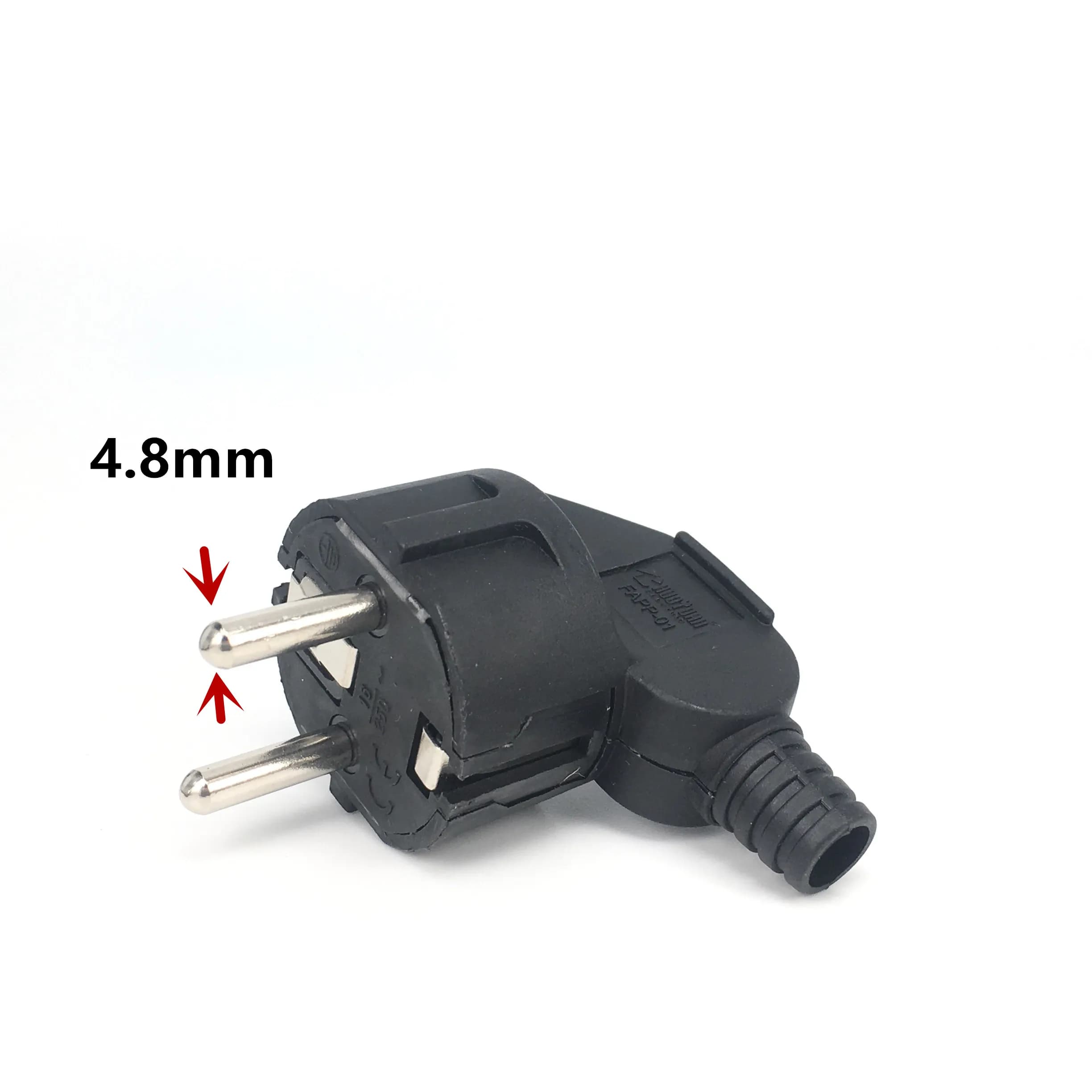 Adaptateur de prise ue de remplacement 250V mâle France corée allemagne prise prises ca rechargeable
