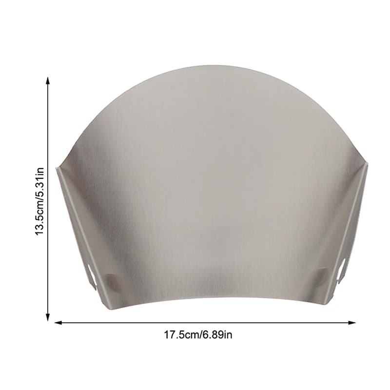 Bouclier anti-éclaboussures universel en acier inoxydable pour mélangeurs, accessoire de protection