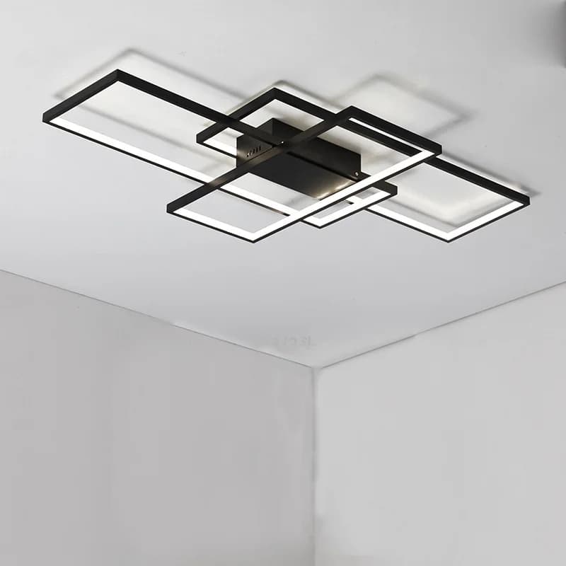 Télécommande salon plafonniers moderne Dimmable LED plafonniers Restaurant LED plafonnier salle à ma