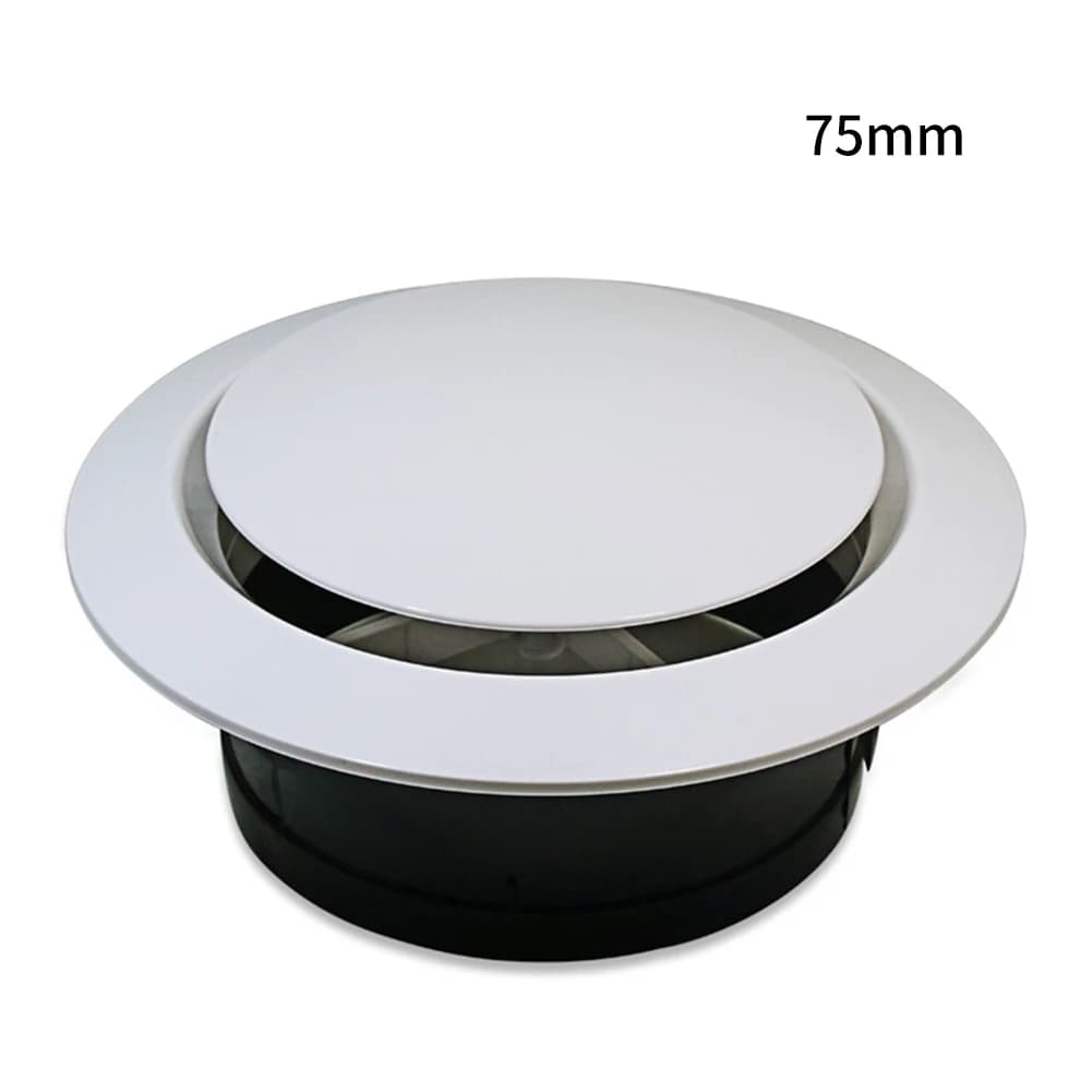 Couvercle de ventilation 75MM, 100MM, 150MM, 200MM ABS, diffuseur de Ventilation de climatisation, p