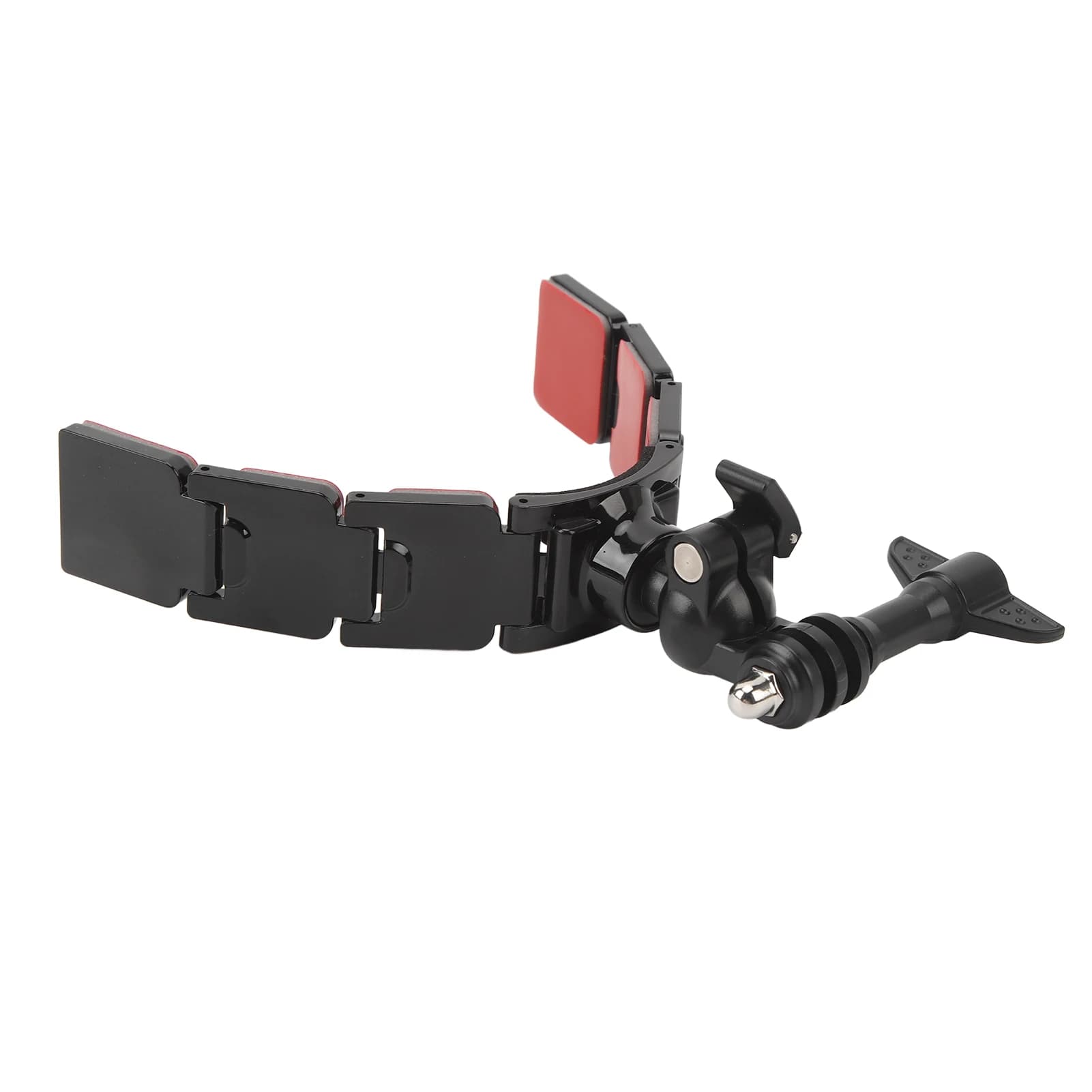 Support de menton pour casque de moto, Rotation à 360 degrés, support de caméra adhésif Double face