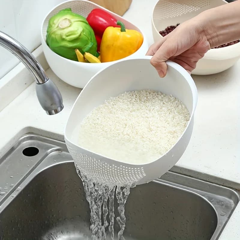 Mir de Proximité de Riz, Tamis de Fruits et Légumes, Fournitures de Cuisine, Petits Outils Polyvalen