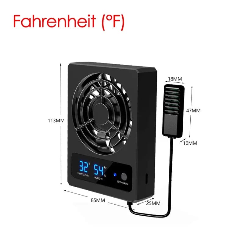Terrariums ventilateur ventilateur de refroidissement Reptiles réservoirs refroidisseurs d'air suspe
