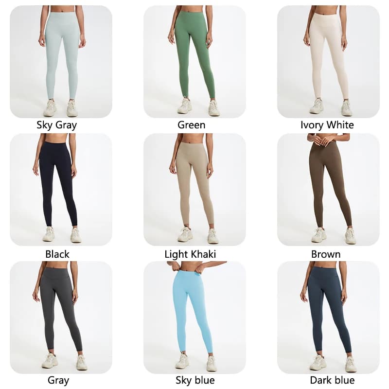 Leggings de sport pour femmes Hearuisavy, tissus super doux, taille haute, pour la gym, le yoga, la