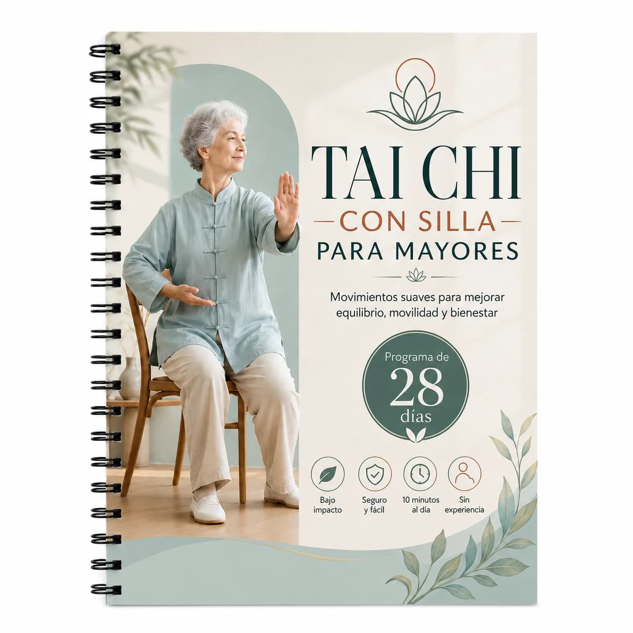 Exercices de Tai Chi sur chaise pour seniors : entraînement à domicile doux et à faible impact pour