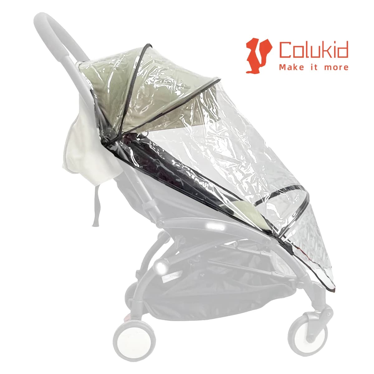 KID COLU ® Accessoires de poussette pour bébé, housse de pluie, housse EVA étanche, Compatible ave